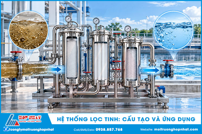 Hệ thống lọc tinh: Cấu tạo và ứng dụng trong xử lý nước
