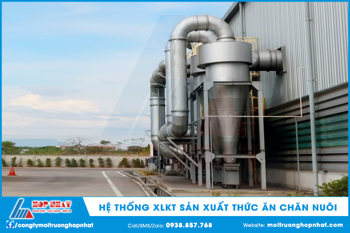 Hệ thống xử lý khí thải sản xuất thức ăn chăn nuôi