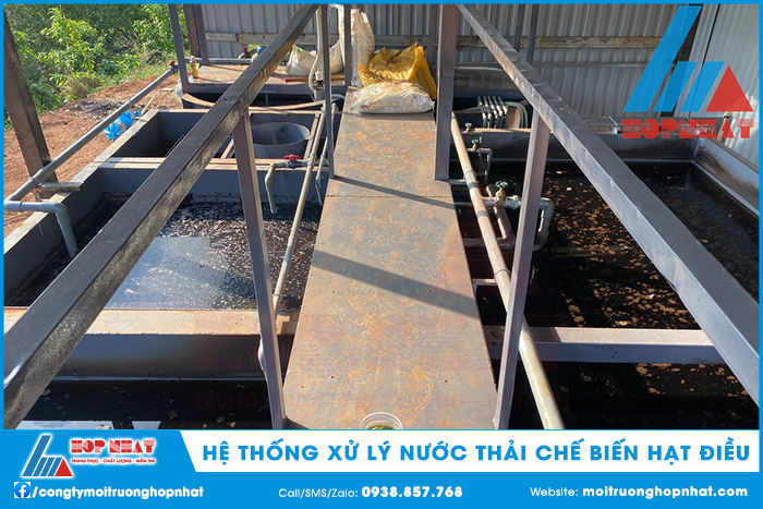 Hệ thống XLNT chế biến hạt điều