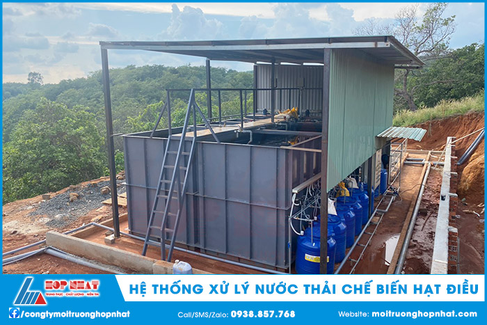 Hệ thống XLNT chế biến hột điều