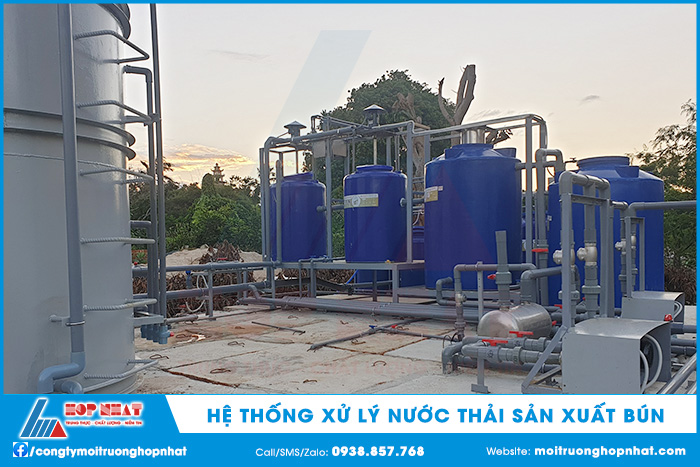 Hệ thống XLNT sản xuất bún