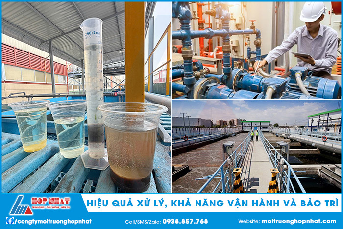 Cần tính toán hiệu quả xử lý, chi phí đầu tư, khả năng vận hành và bảo trì