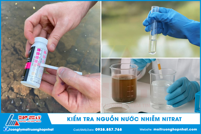 Kiểm tra nguồn nước nhiễm nitrat