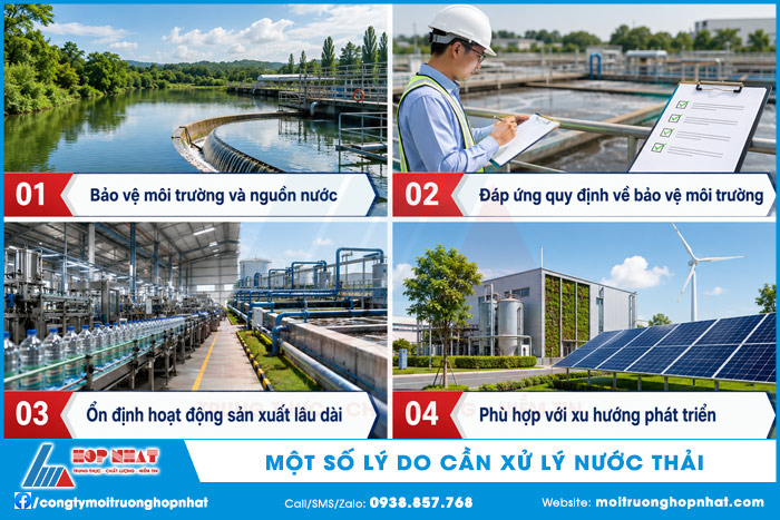 Lý do cần xử lý nước thải