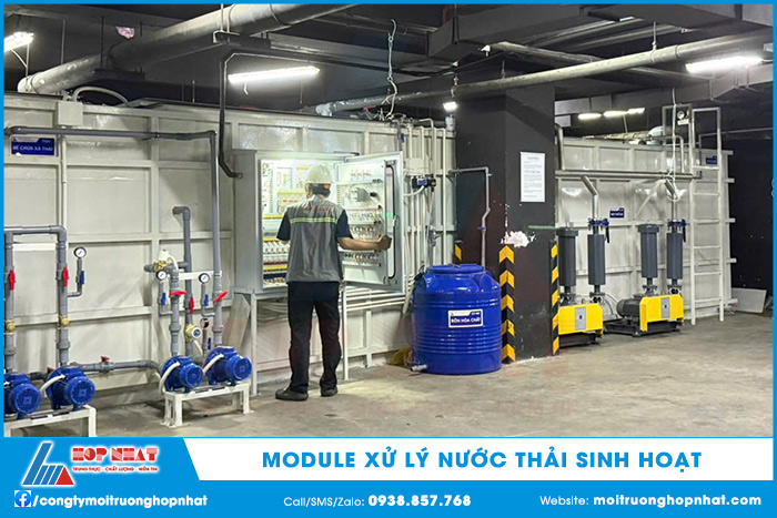 Module xử lý nước thải sinh hoạt