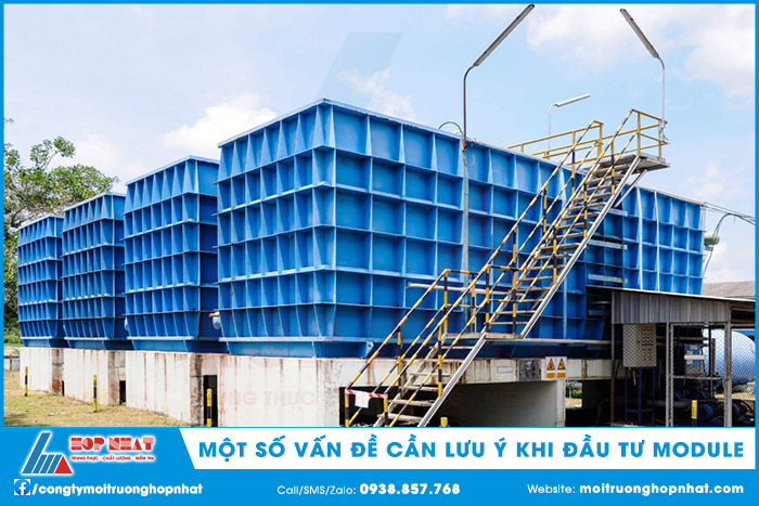 Một số vấn đề cần lưu ý khi đầu tư module xử lý nước thải