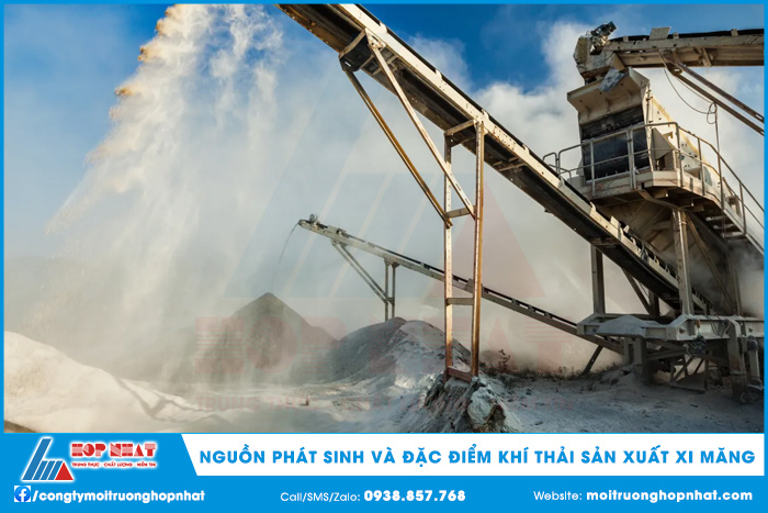 Nguồn phát sinh và đặc điểm khí thải sản xuất xi măng