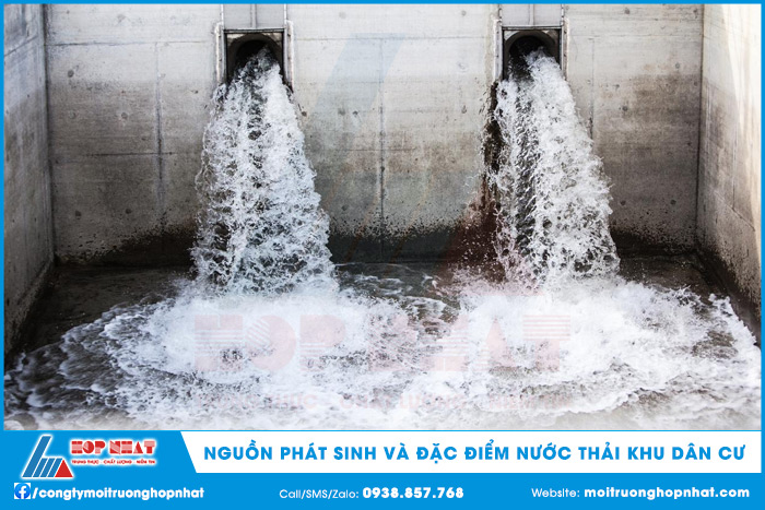 Nguồn phát sinh và đặc điểm nước thải khu dân cư