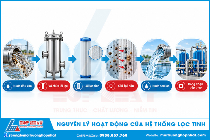 Nguyên lý hoạt động của hệ thống lọc tinh