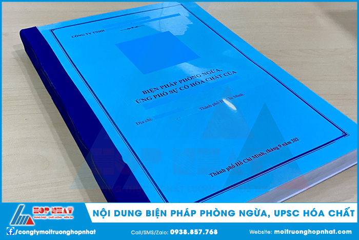 Nội dung của biện pháp phòng ngừa, ứng phó sự cố hóa chất