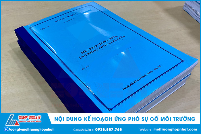Nội dung kế hoạch phòng ngừa, ứng phó sự cố môi trường