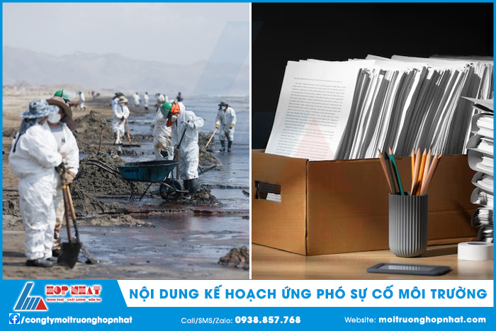 Nội dung của kế hoạch ứng phó sự cố môi trường