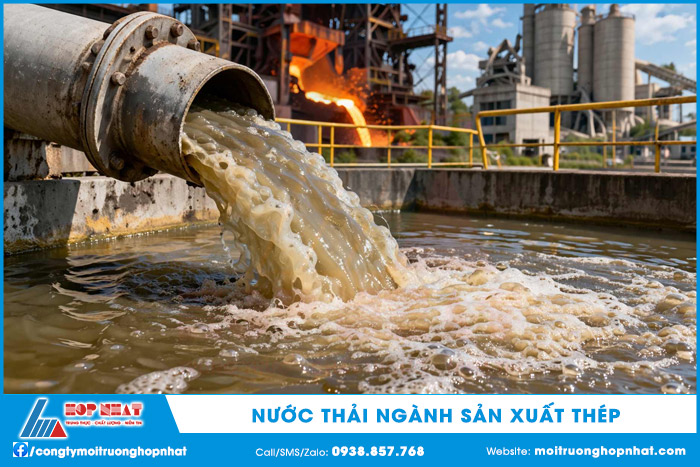 Nước thải ngành sản xuất thép