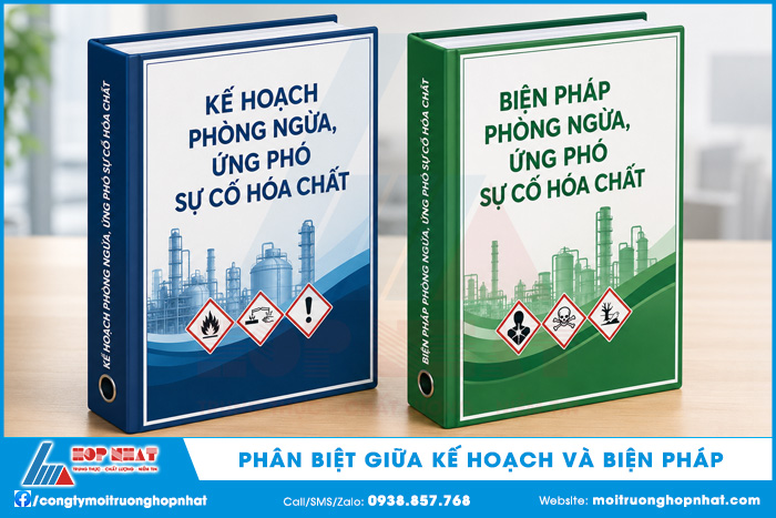 Phân biệt giữa kế hoạch và biện pháp phòng ngừa, ứng phó sự cố hóa chất