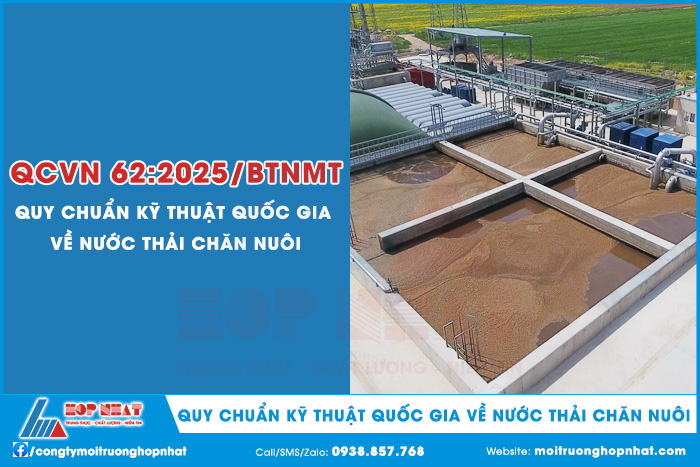 Quy chuẩn kỹ thuật quốc gia về nước thải chăn nuôi - QCVN 62:2025/BTNMT