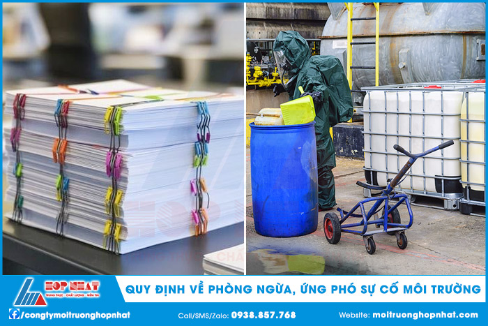 Quy định về phòng ngừa, ứng phó sự cố môi trường