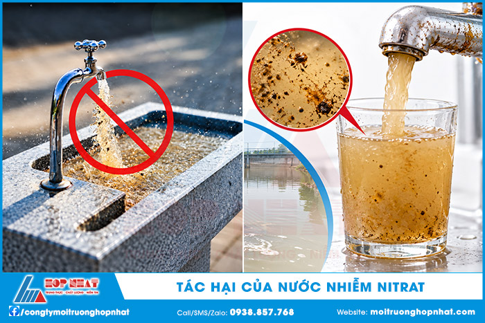 Tác hại của nước nhiễm nitrat