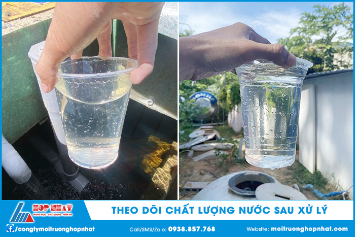 Theo dõi chất lượng nước sau xử lý