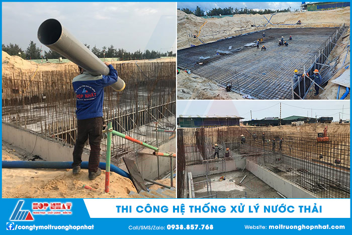 Thi công, lắp đặt hệ thống xử lý nước thải