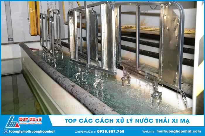Top các cách xử lý nước thải xi mạ
