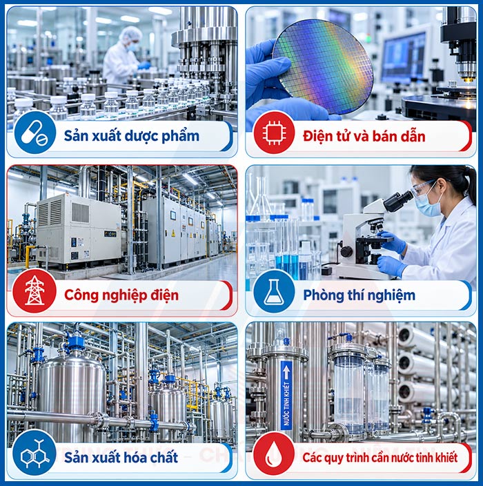 Ứng dụng của công nghệ EDI trong xử lý nước