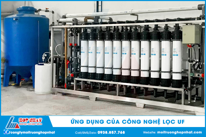Ứng dụng của công nghệ lọc UF