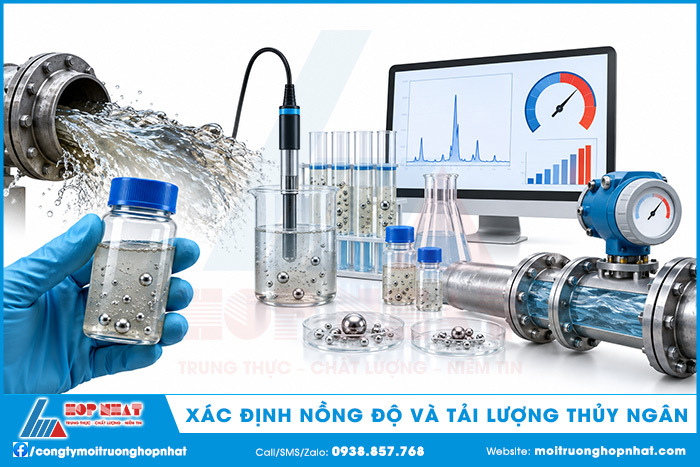 Xác định nồng độ và tải lượng thủy ngân cần xử lý