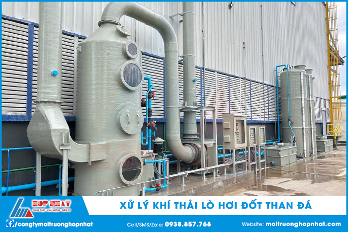 Xử lý khí thải lò hơi đốt than đá