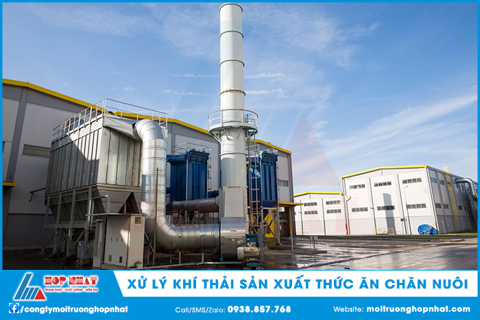 Xử lý khí thải sản xuất thức ăn chăn nuôi