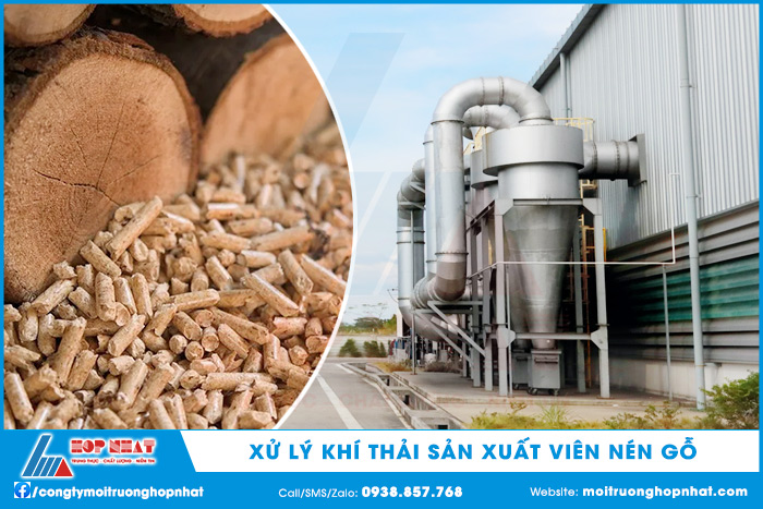 Xử lý khí thải sản xuất viên nén gỗ