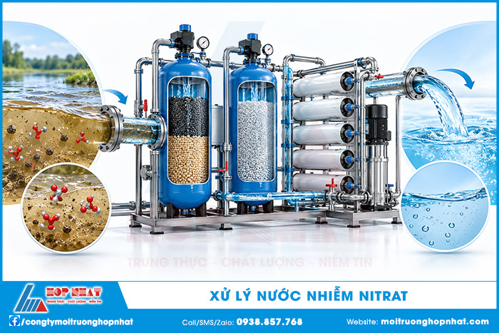 Xử lý nước nhiễm nitrat: Lựa chọn phương pháp phù hợp