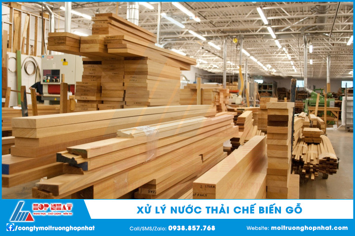 Xử lý nước thải chế biến gỗ và sản xuất sản phẩm từ gỗ