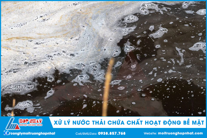 Xử lý nước thải chứa chất hoạt động bề mặt