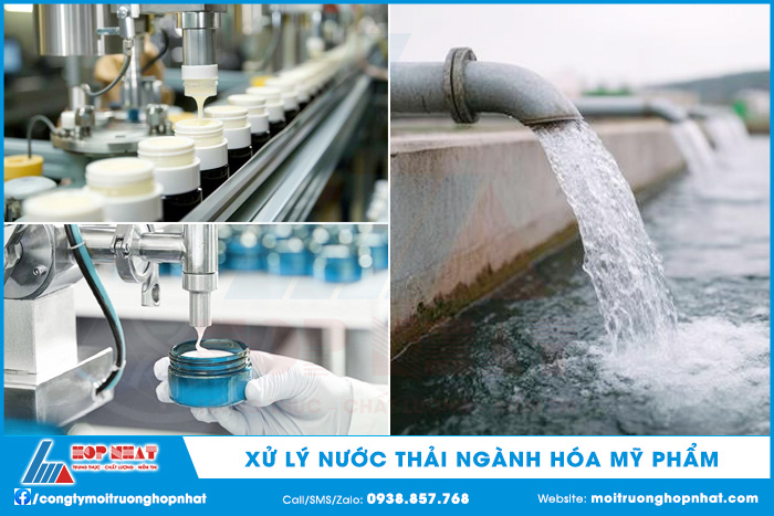 Xử lý nước thải ngành hóa mỹ phẩm