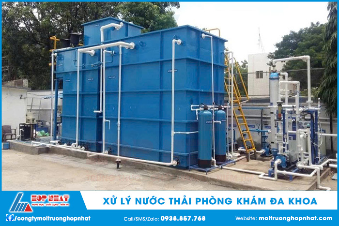 Xử lý nước thải phòng khám đa khoa