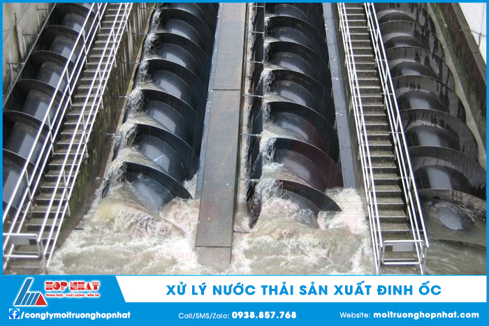 Xử lý nước thải sản xuất đinh ốc - Môi Trường Hợp Nhất