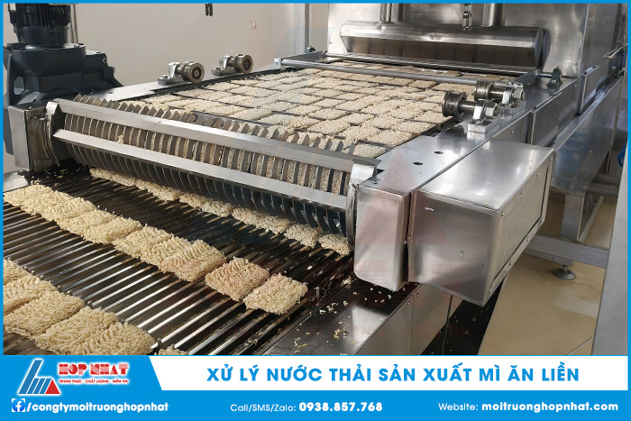 Xử lý nước thải sản xuất mì ăn liền