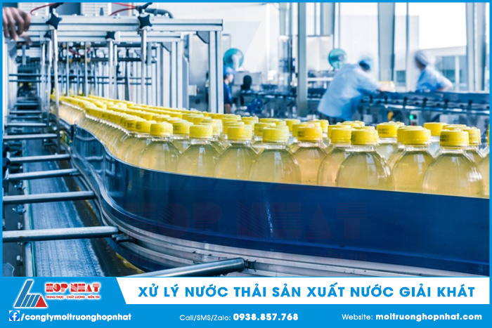 Xử lý nước thải sản xuất nước giải khát