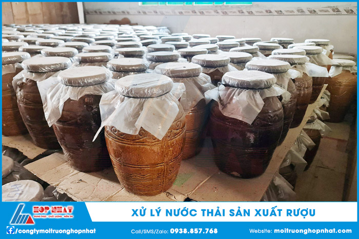 Xử lý nước thải sản xuất rượu
