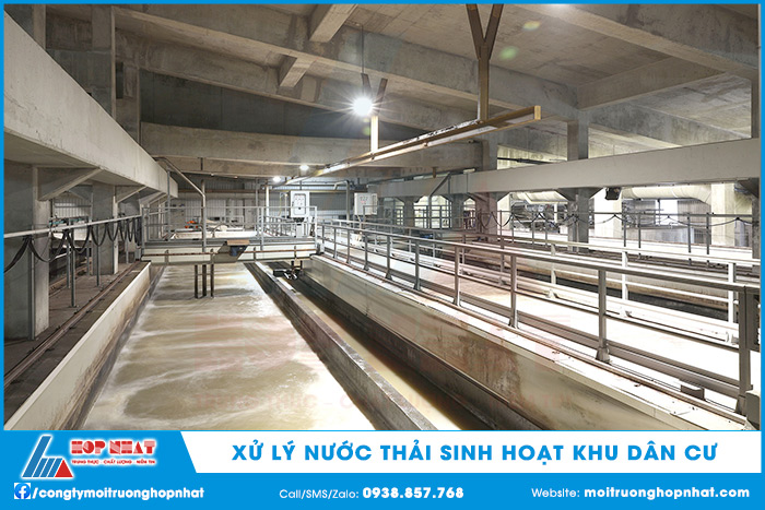 Xử lý nước thải sinh hoạt khu dân cư