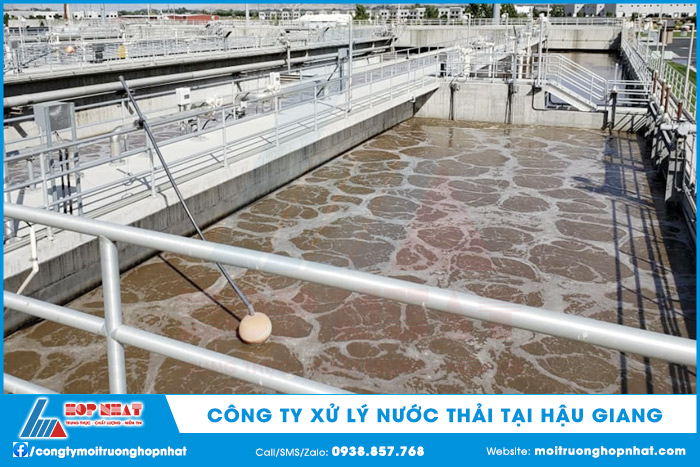 Xử lý nước thải tại Hậu Giang