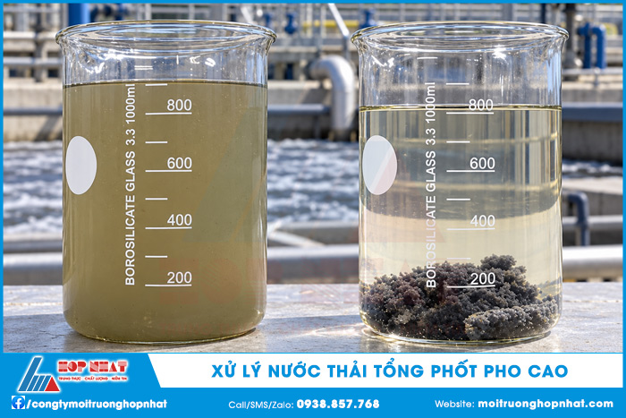 Xử lý nước thải tổng phốt pho cao