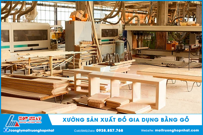 Xưởng sản xuất đồ gia dụng bằng gỗ