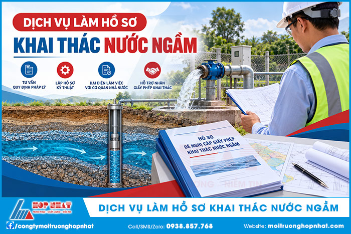 Dịch vụ làm hồ sơ khai thác nước ngầm