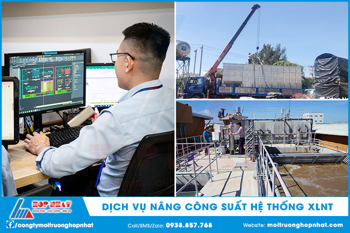 Dịch vụ nâng công suất hệ thống xử lý nước thải