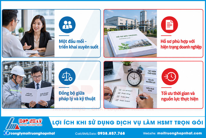 Lợi ích khi sử dụng dịch vụ làm hồ sơ môi trường trọn gói