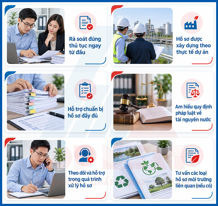 Lý do nên chọn dịch vụ làm hồ sơ khai thác nước mặt (ảnh minh họa)