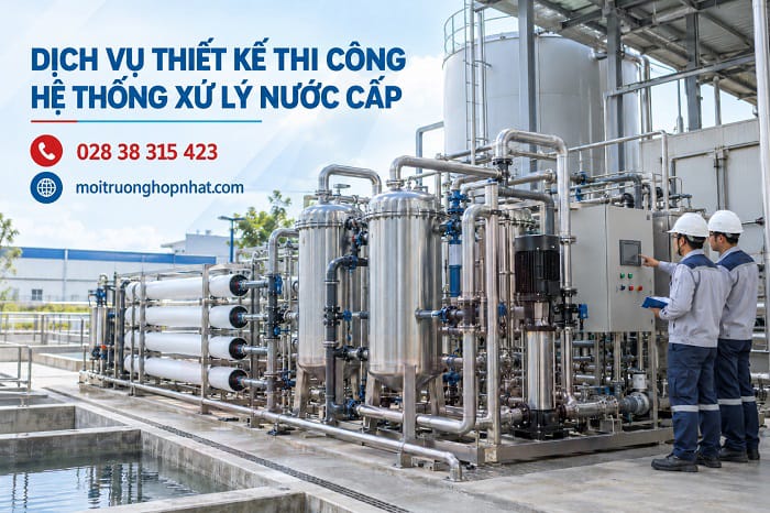 Dịch Vụ Thiết Kế Và Thi Công Hệ Thống Xử Lý Nước Cấp