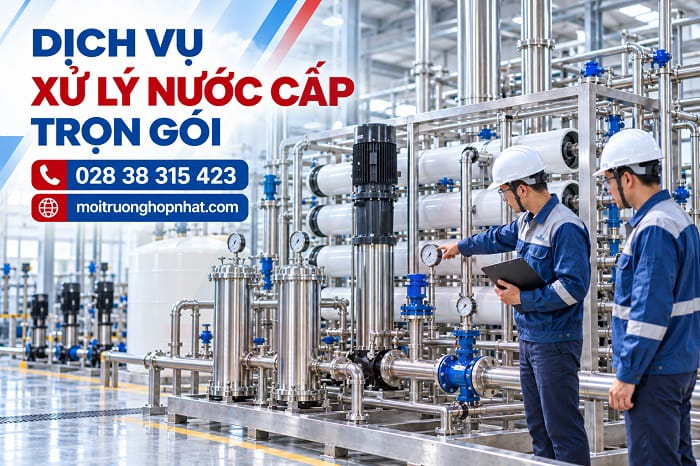Dịch Vụ Xử Lý Nước Cấp Trọn Gói Cho Doanh Nghiệp