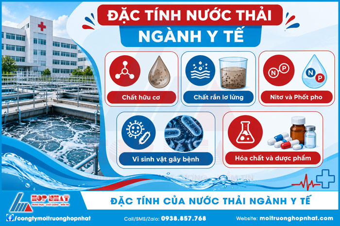 Đặc tính nước thải ngành y tế